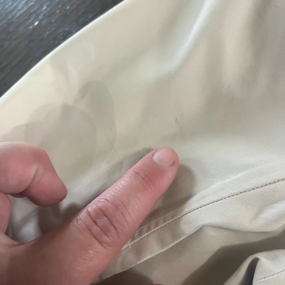 lululemon athletica Cream rain Trench Coat with Hood small jacket tan - Picture 6 of 17